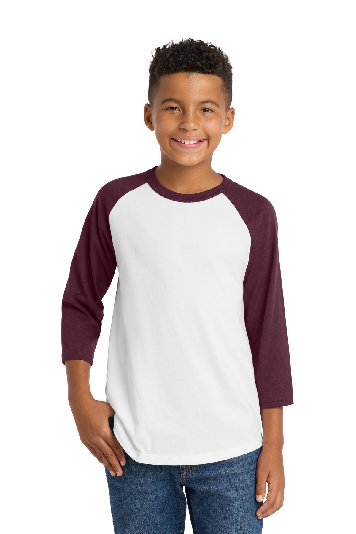 Sport-Tek Youth Colorblock Raglan Jersey