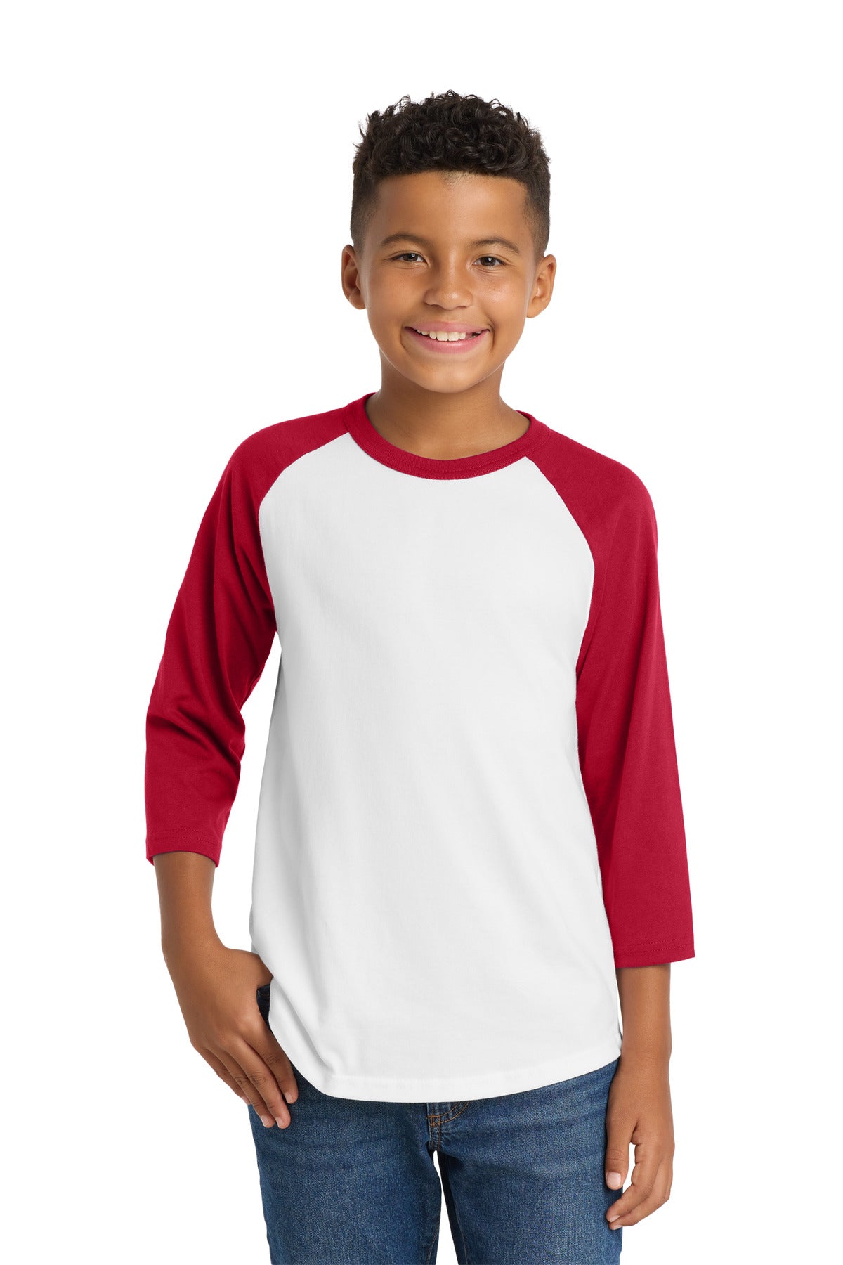 Sport-Tek Youth Colorblock Raglan Jersey