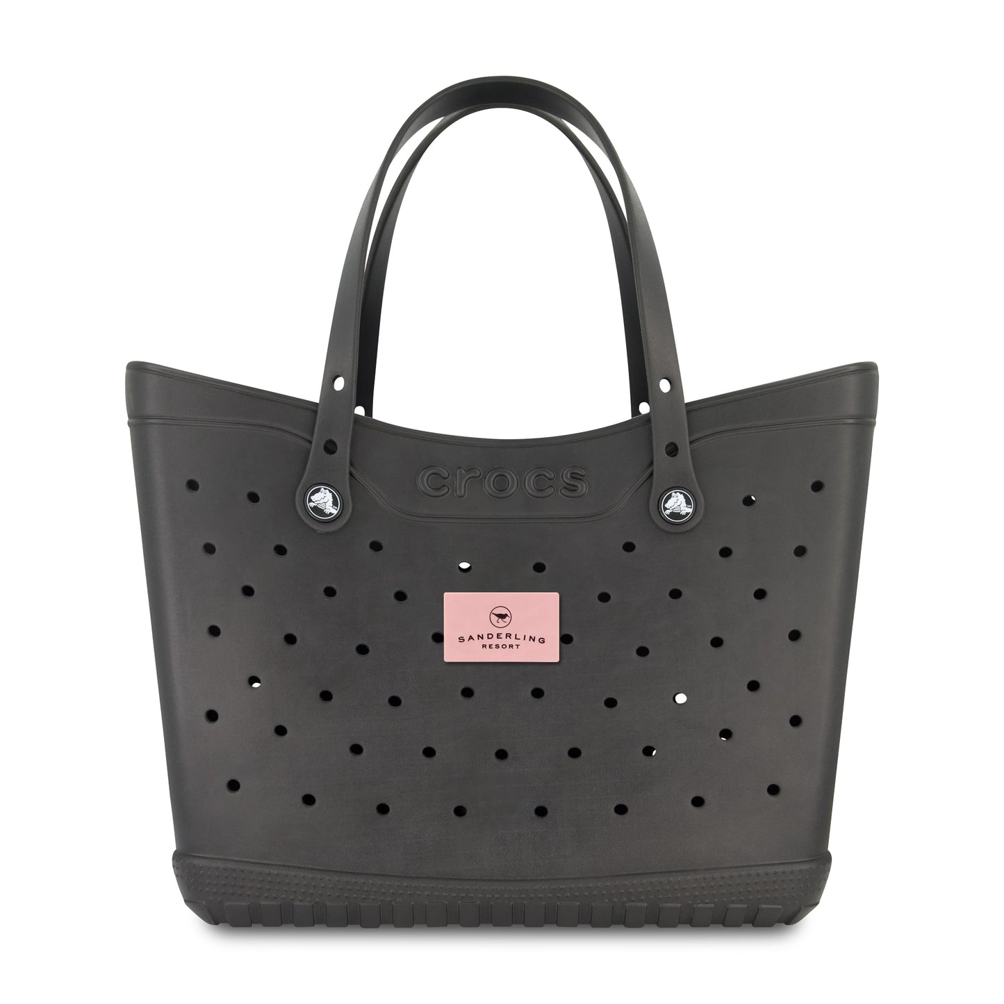 Crocs™ Classic Large Tote - Black / Powder Pink