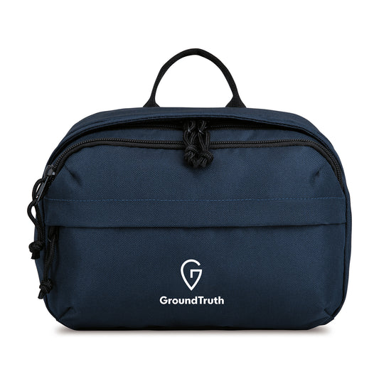Renew Recycled rPET Toiletry Bag - AWARE™ - Navy
