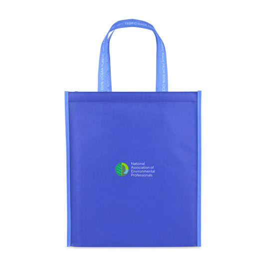 Out of the Ocean® Reusable Large Shopper with Click N’ Stay® - Navy