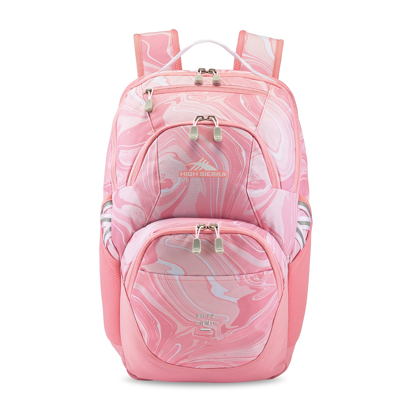 High Sierra® Swoop SG Laptop Backpack - Pink Marble/Bubblegum Pink