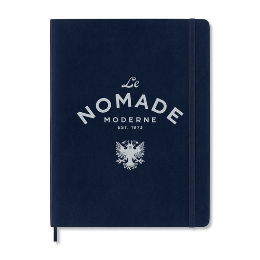 Moleskine® Soft Cover Ruled X-Large Notebook - Sapphire Blue