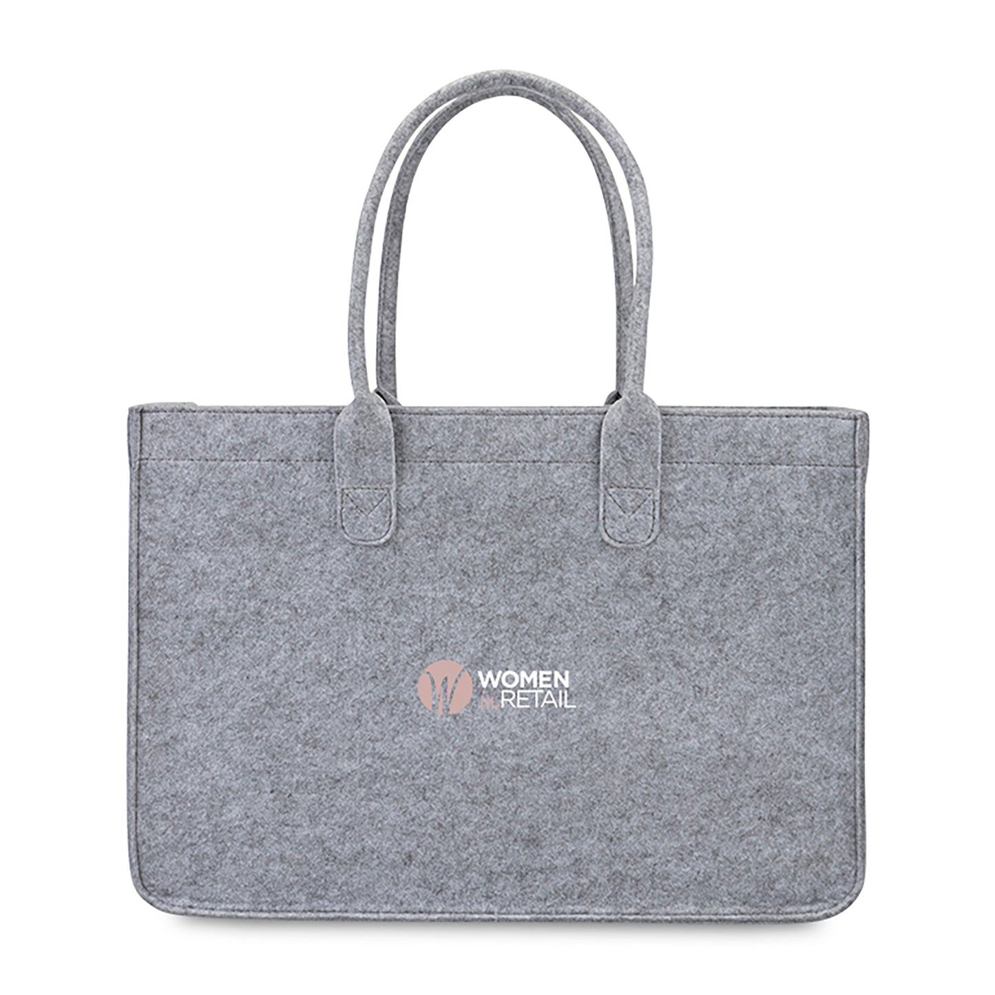 Out of The Woods® Felt Shopper Tote - Light Grey