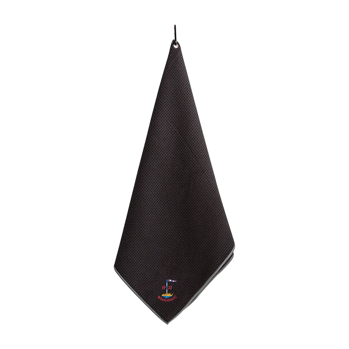 Ahead Microfiber Golf Towel - Black/Grey