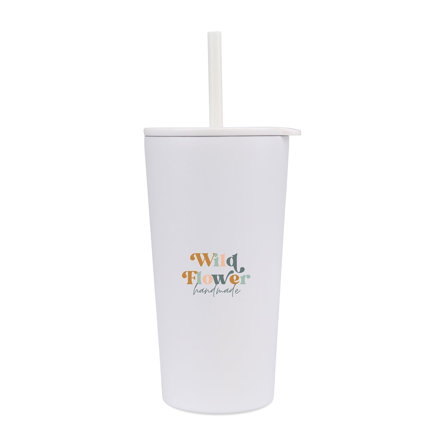 Aviana™ Rowan Recycled Straw Tumbler - 17 Oz. - Marshmallow