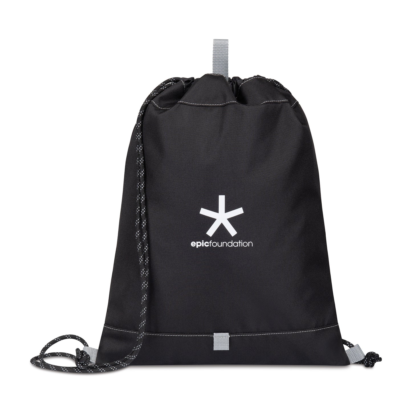 Repeat Recycled rPET Cinchpack - Medium Grey
