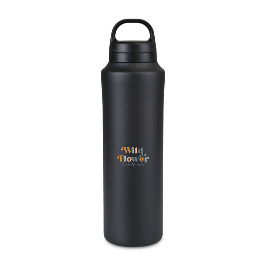 Aviana™ Rowan Recycled Stainless Steel Water Bottle - 25 Oz. - Black