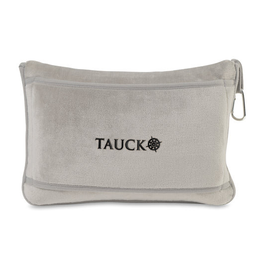 It's Go Time Travel Pillow & Throw Set - Light Gray