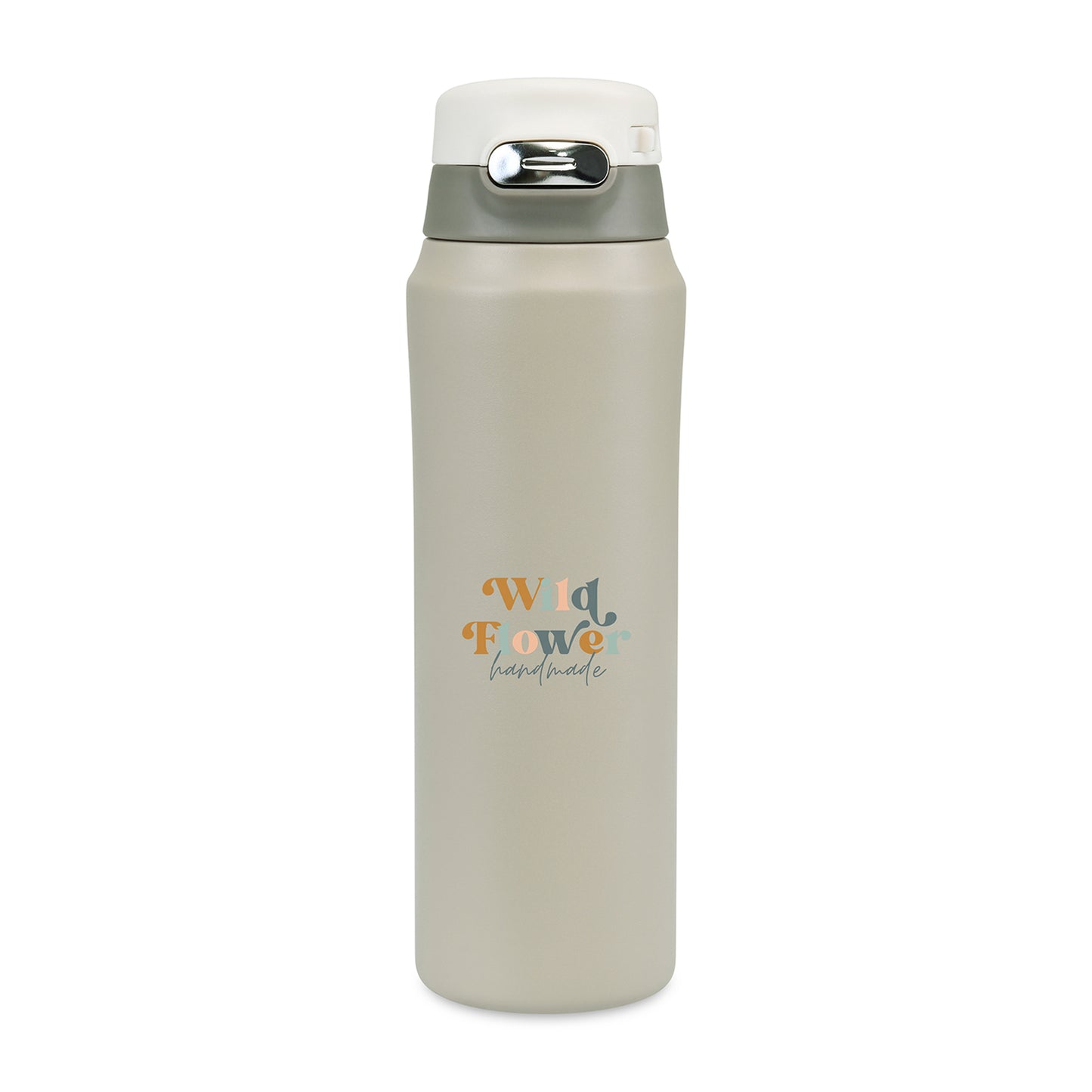 Aviana™ Rowan Recycled Sip Lid Bottle -  16 Oz. - Taupe