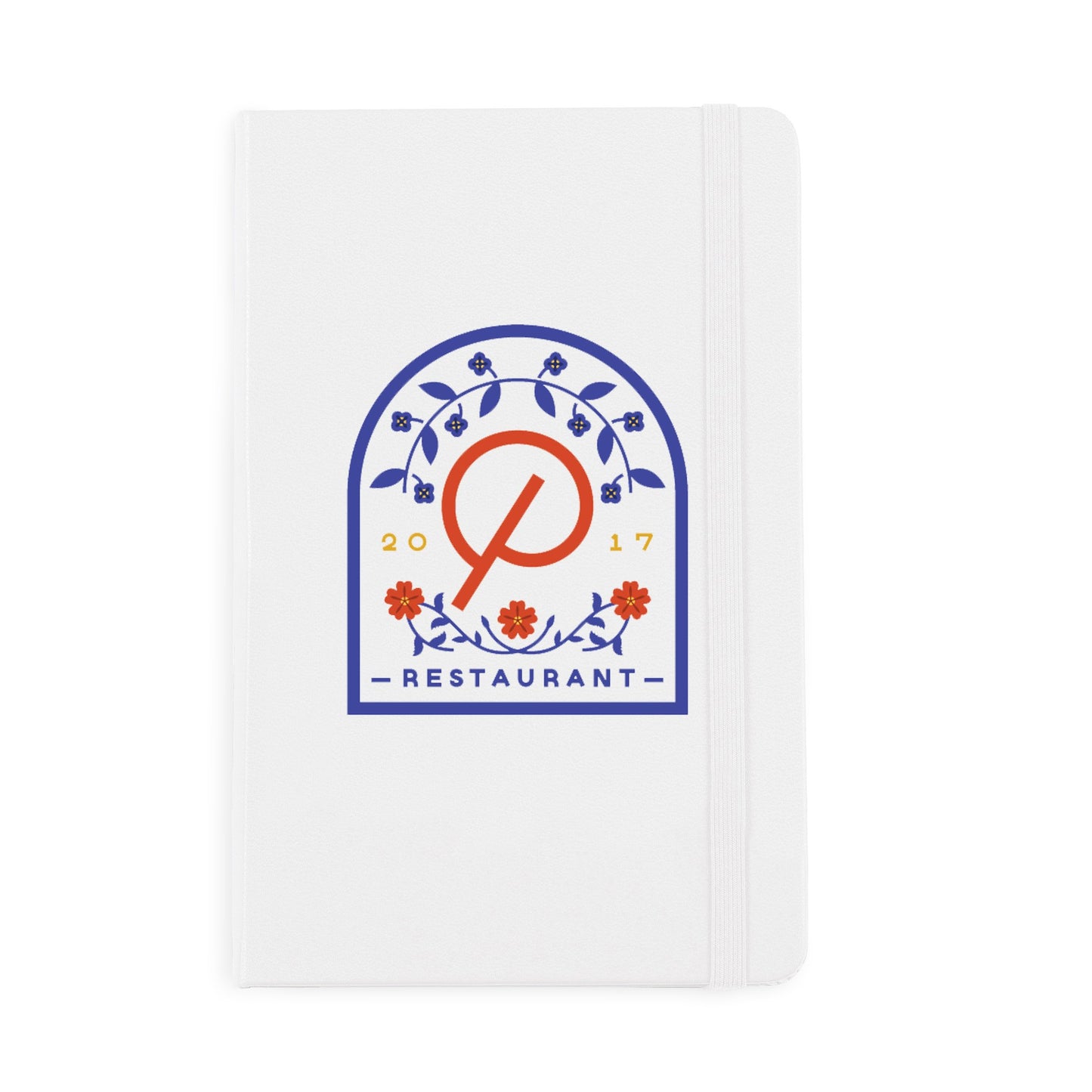 Moleskine® Hard Cover Ruled Medium Notebook - White