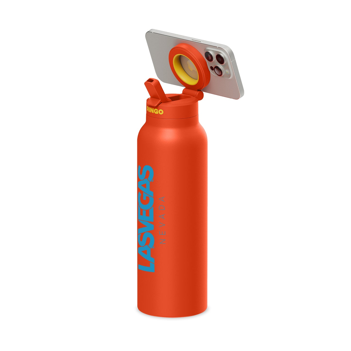 RINGO Pro Water Bottle with Magnetic Booster Ring - 32 Oz.