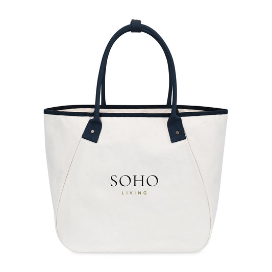 Market Street Tapered Carryall Tote - Navy