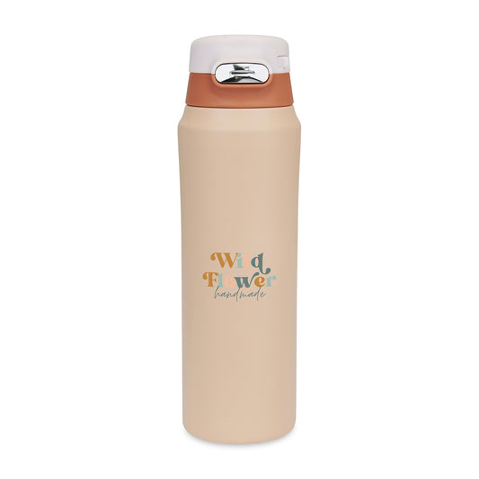 Aviana™ Rowan Recycled Sip Lid Bottle -  16 Oz. - Light Peach