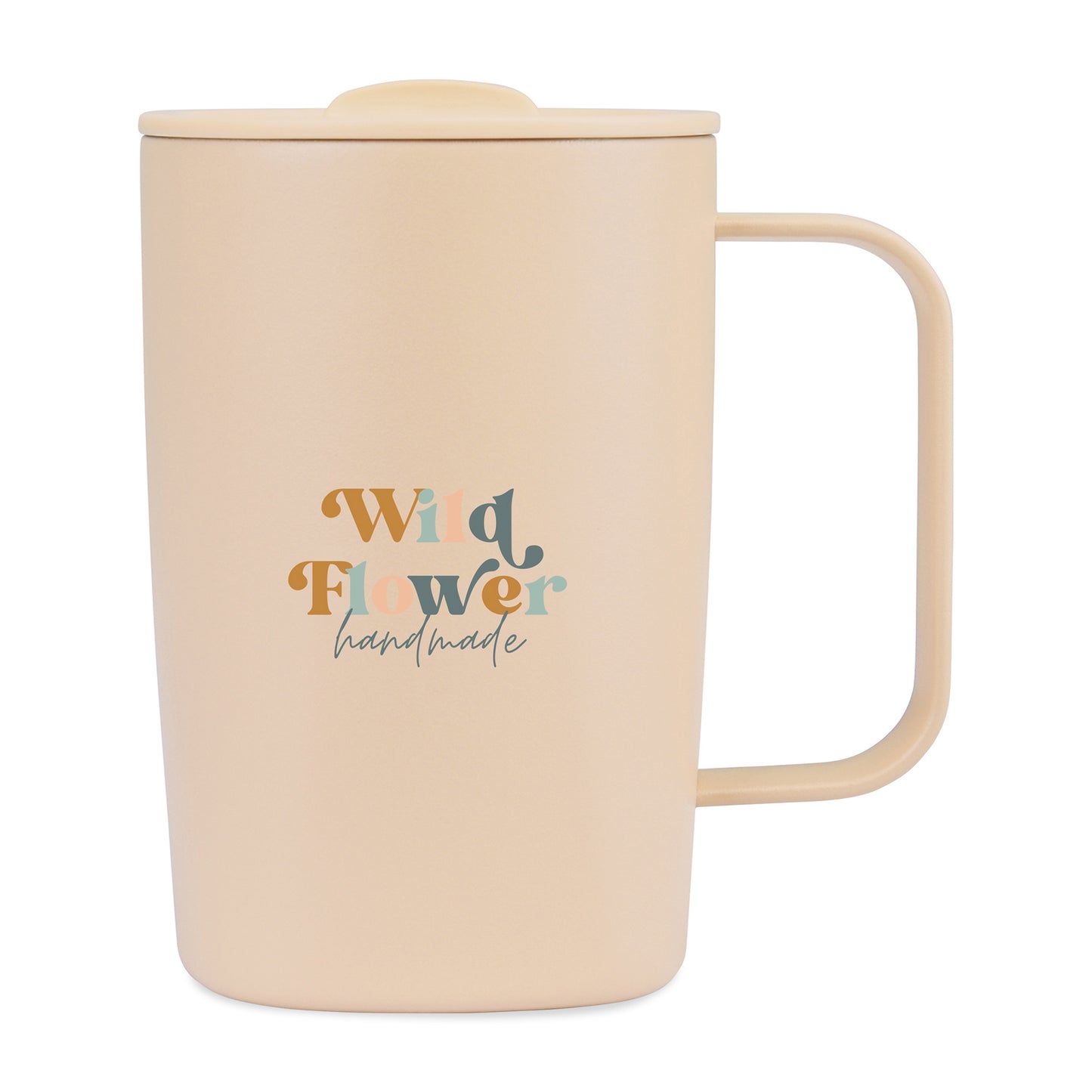 Aviana™ Rowan Recycled Stainless Steel Mug - 15 Oz. - Light Peach