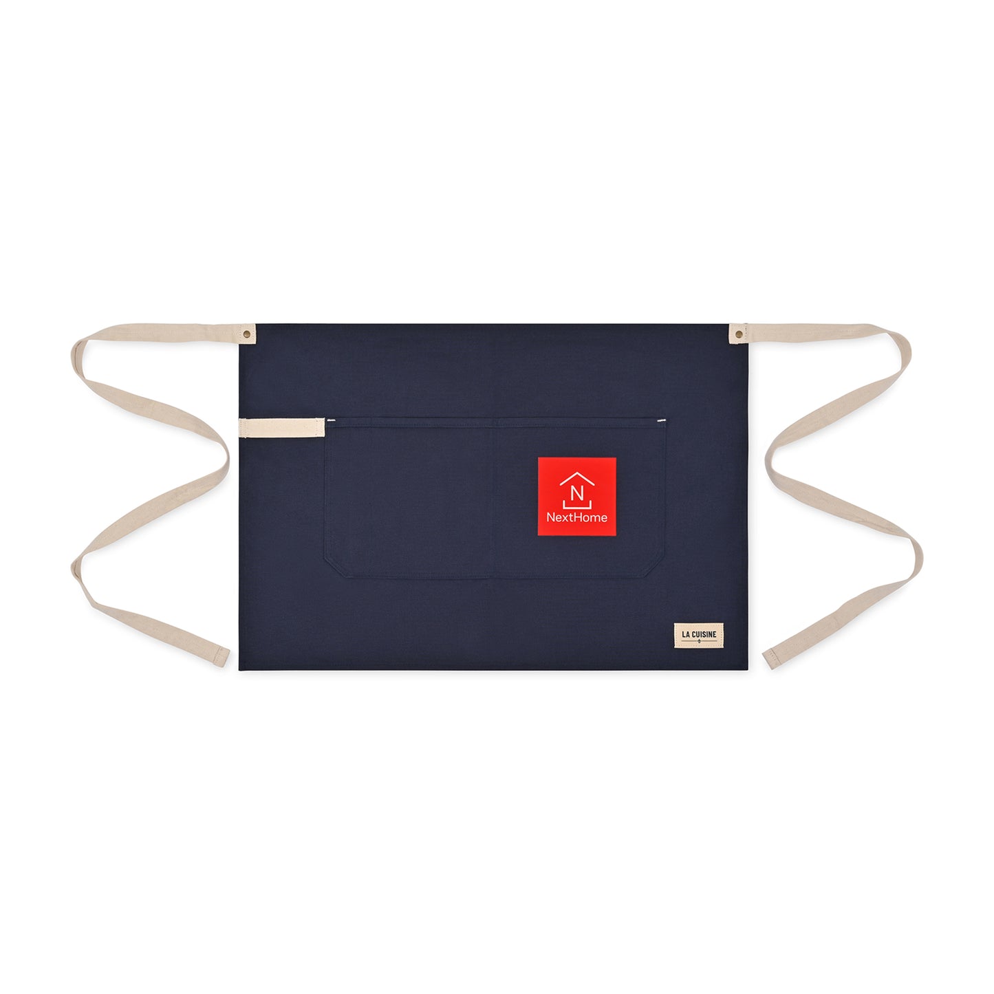 La Cuisine Recycled Cotton Bistro Apron - AWARE™ - Navy