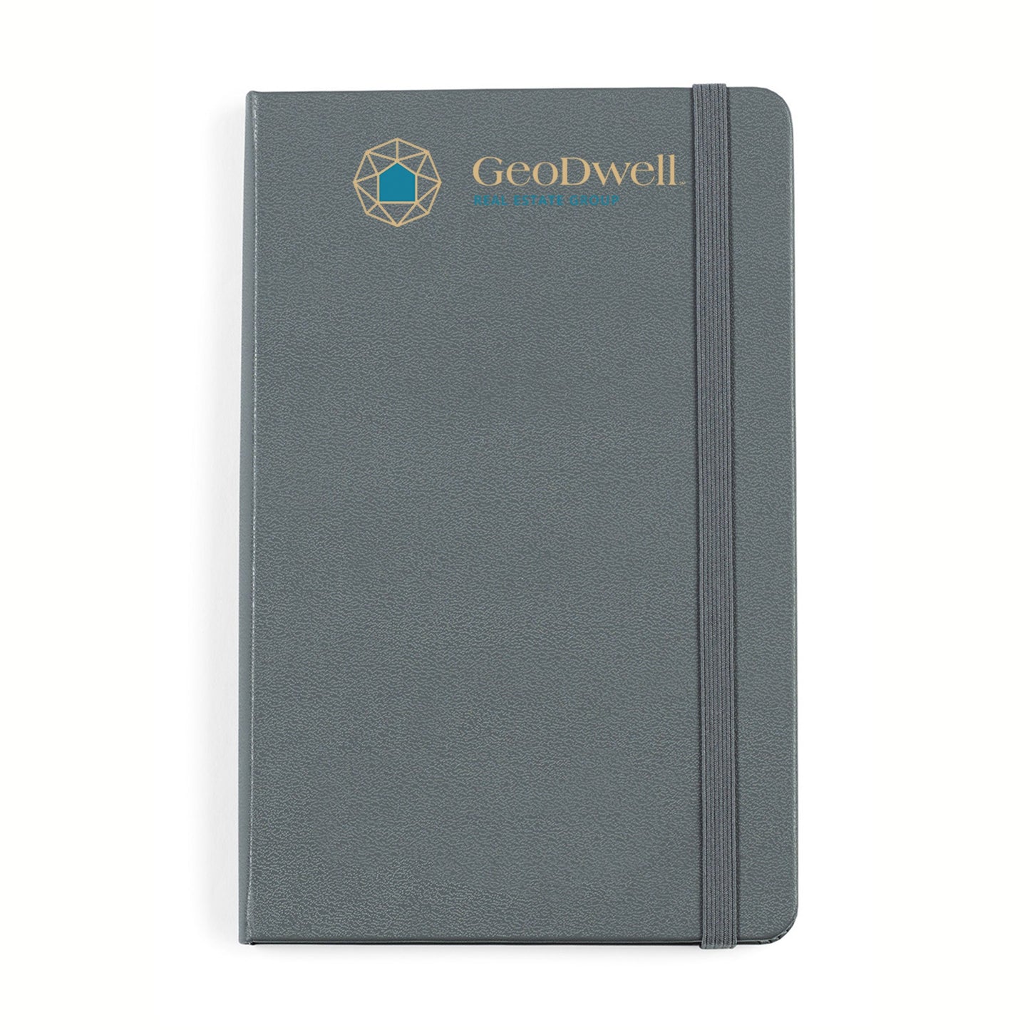 Moleskine® Hard Cover Ruled Medium Notebook - Slate Grey