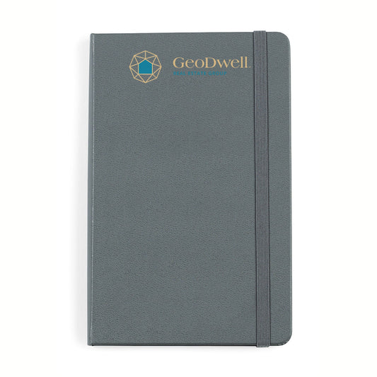 Moleskine® Hard Cover Ruled Medium Notebook - Slate Grey