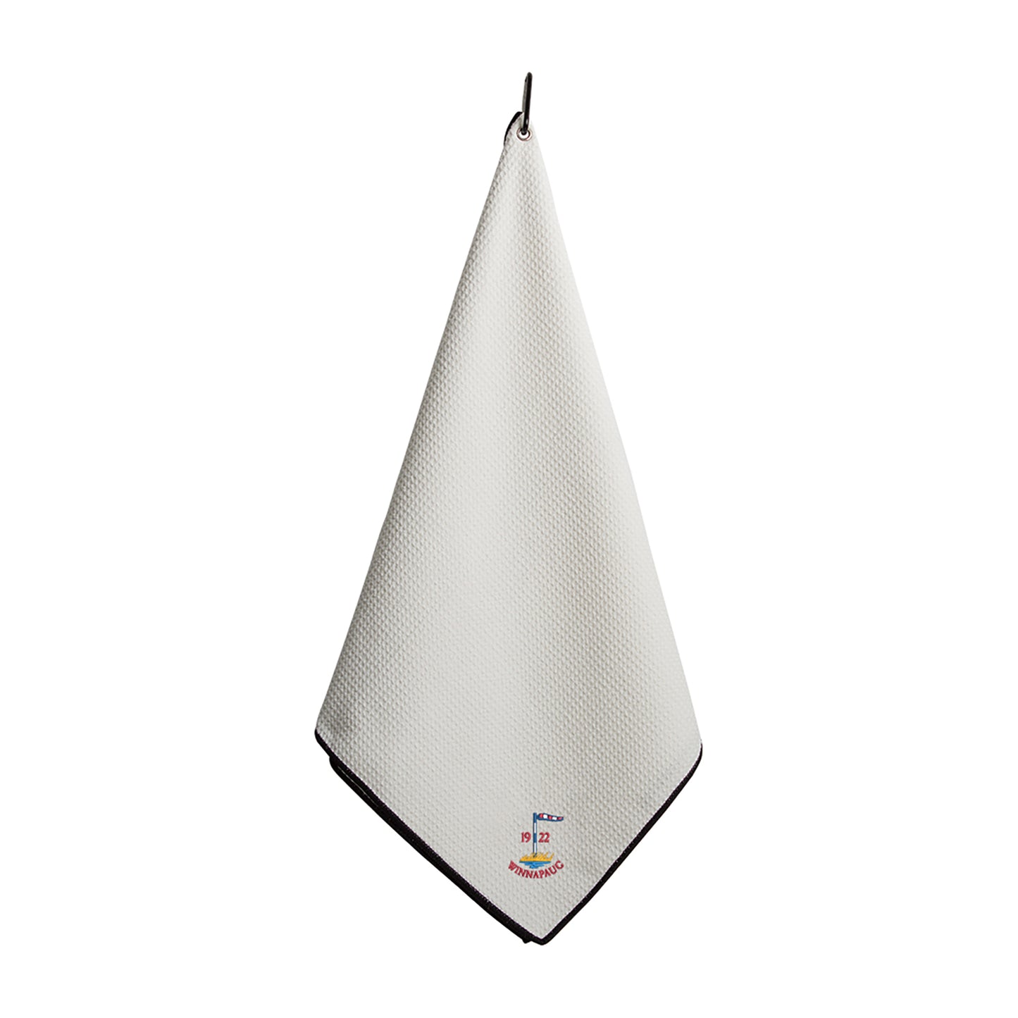 Ahead Microfiber Golf Towel - White/Black