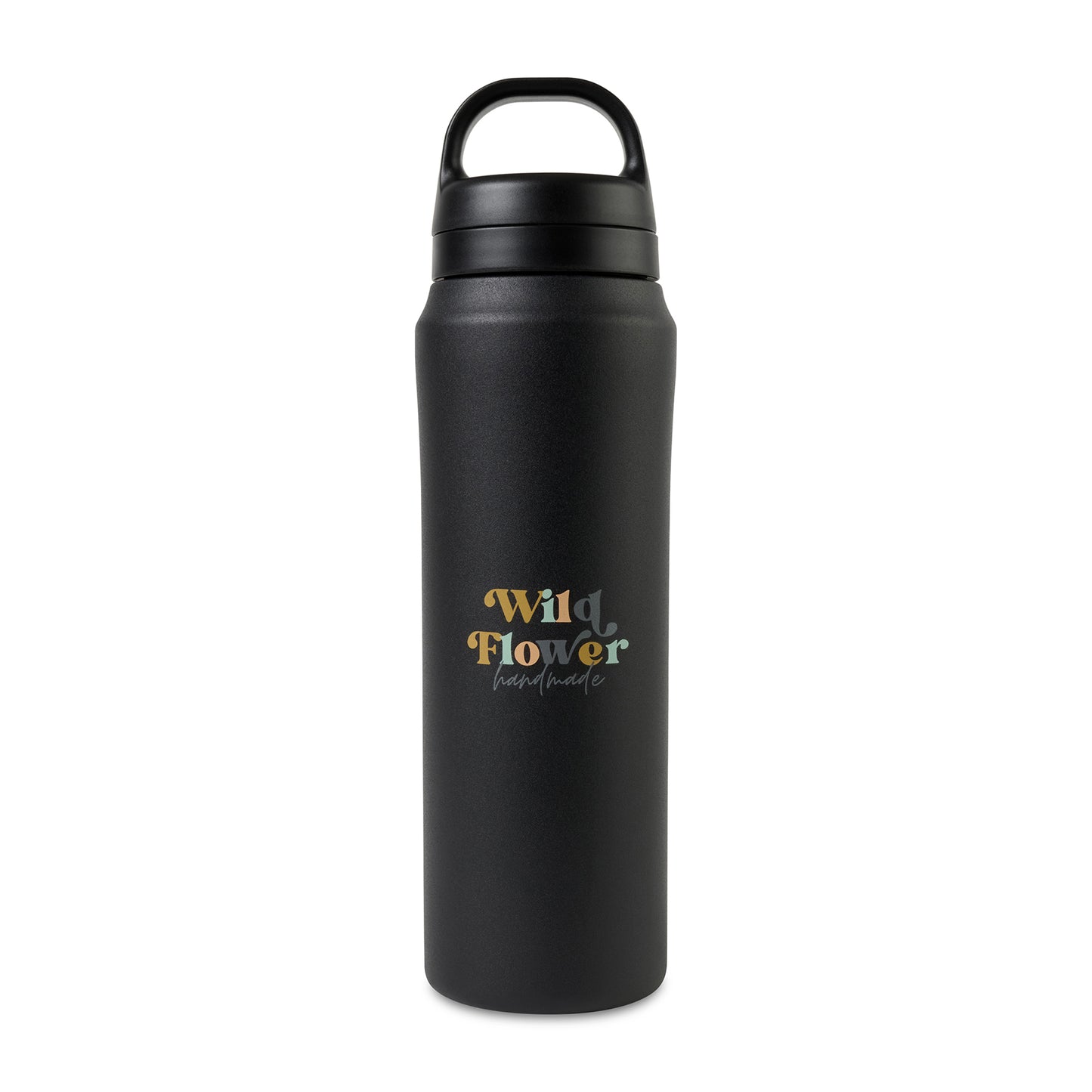 Aviana™ Rowan Recycled Stainless Steel Water Bottle - 16 Oz. - Black