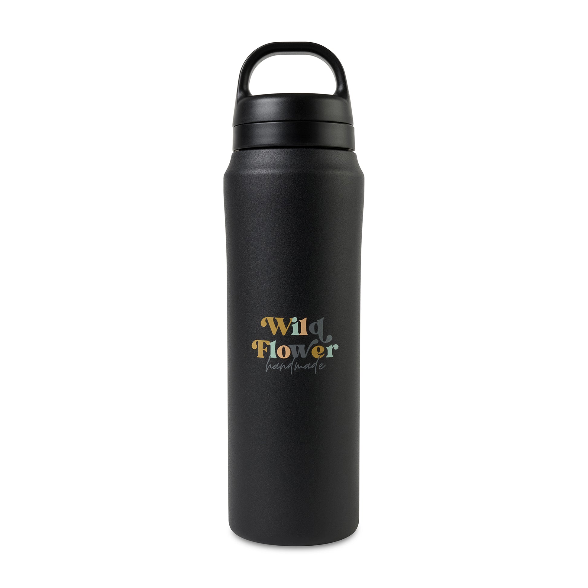 Aviana™ Rowan Recycled Stainless Steel Water Bottle - 16 Oz. - Black