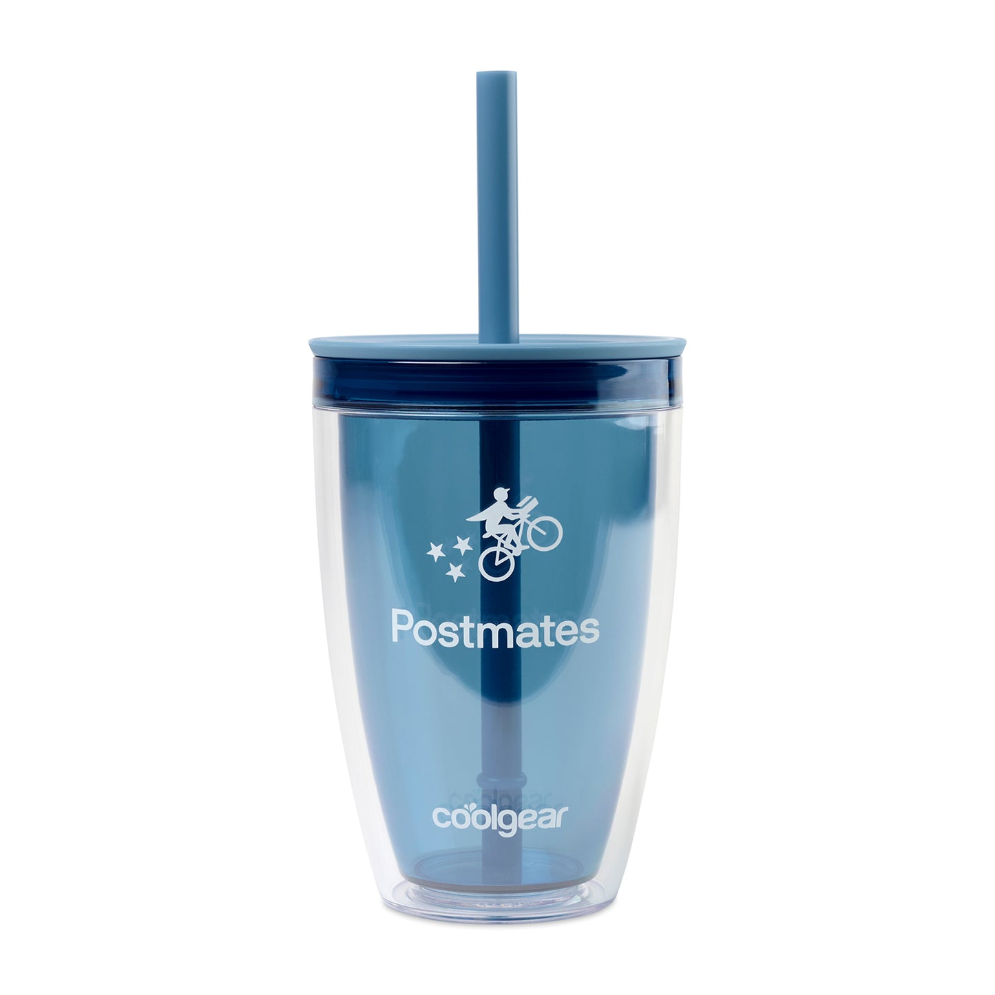 Cool Gear® Oasis Straw Bottle - 14 Oz. - Elemental Blue