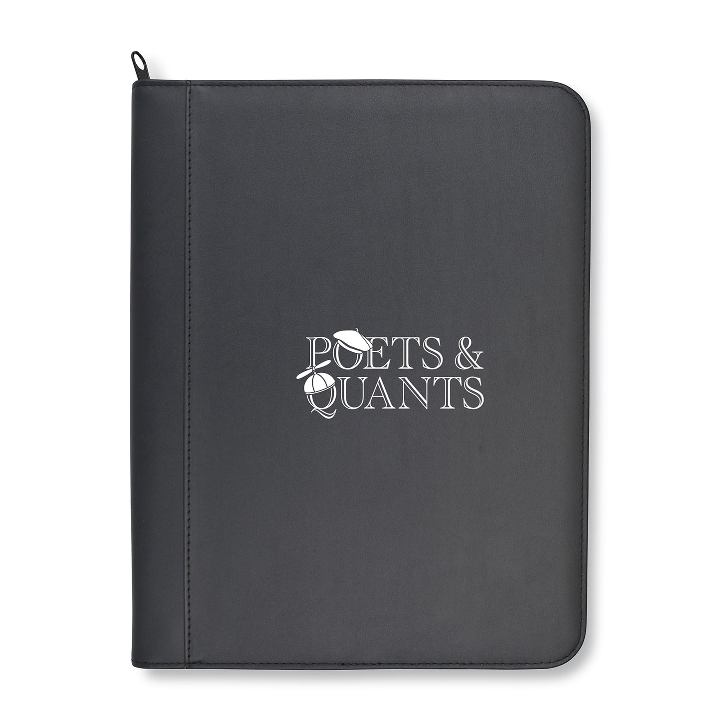 Morgan Executive Zippered Padfolio - Black