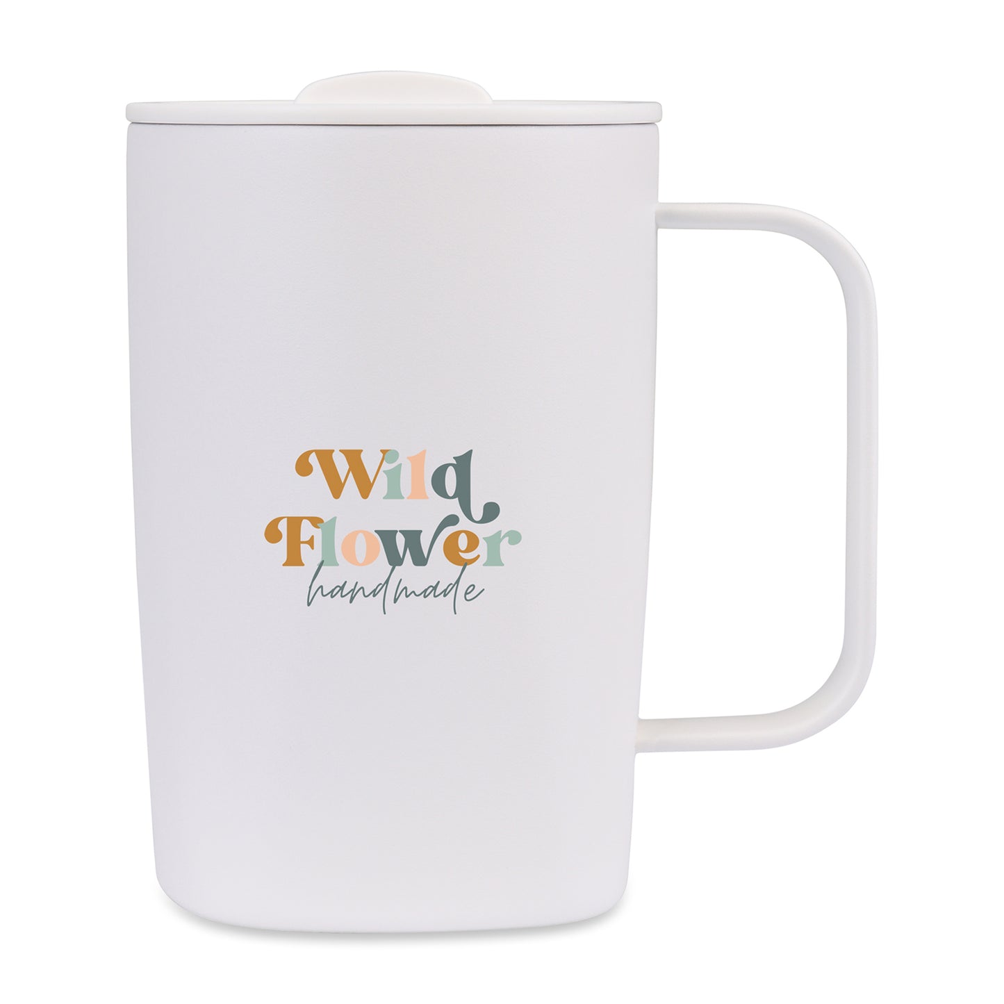 Aviana™ Rowan Recycled Stainless Steel Mug - 15 Oz. - Marshmallow