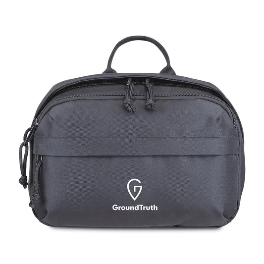 Renew Recycled rPET Toiletry Bag - AWARE™ - Black