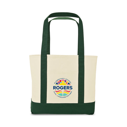 Large Canvas Tote - Green