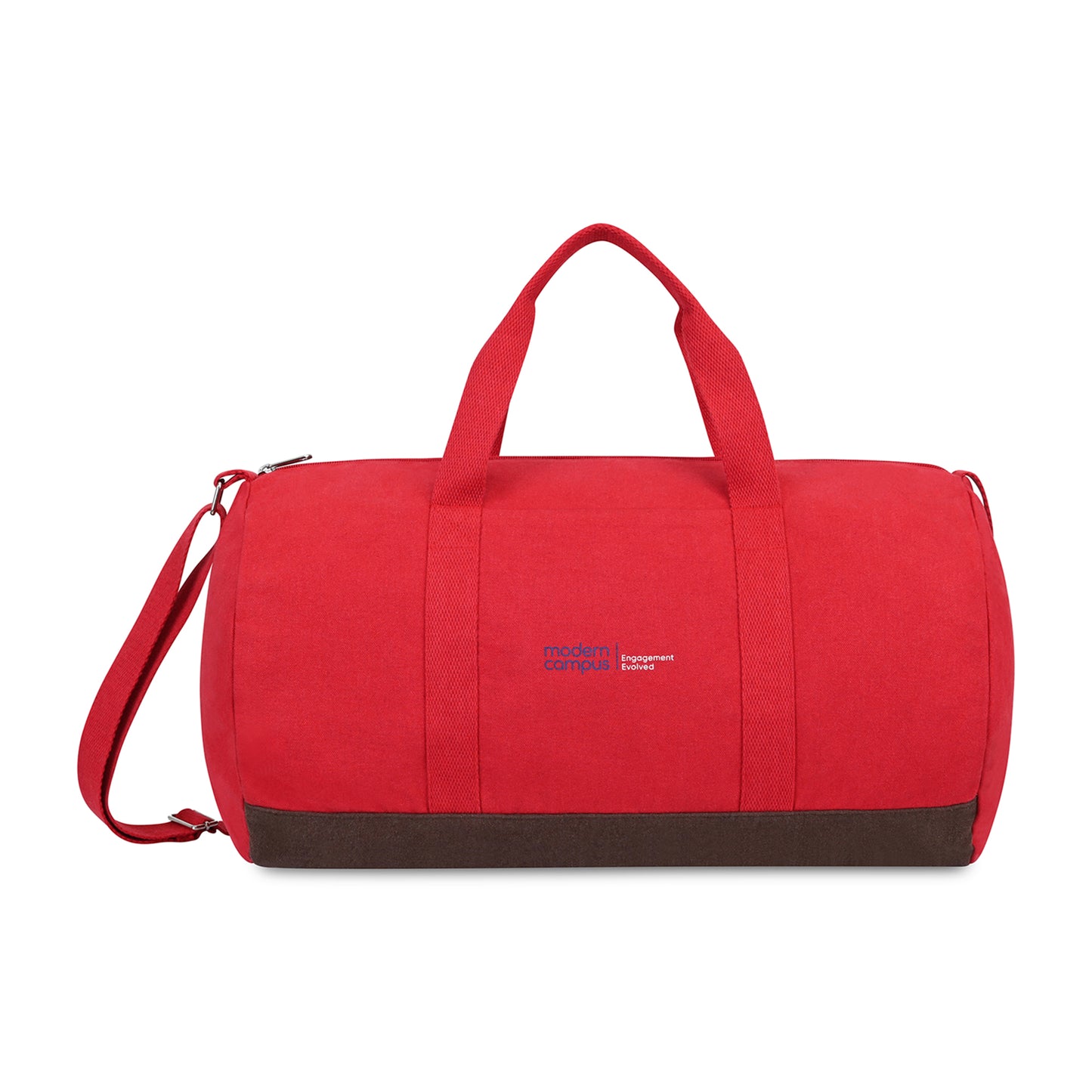 Ivy Recycled Cotton Barrel Duffel - AWARE™ - Crimson