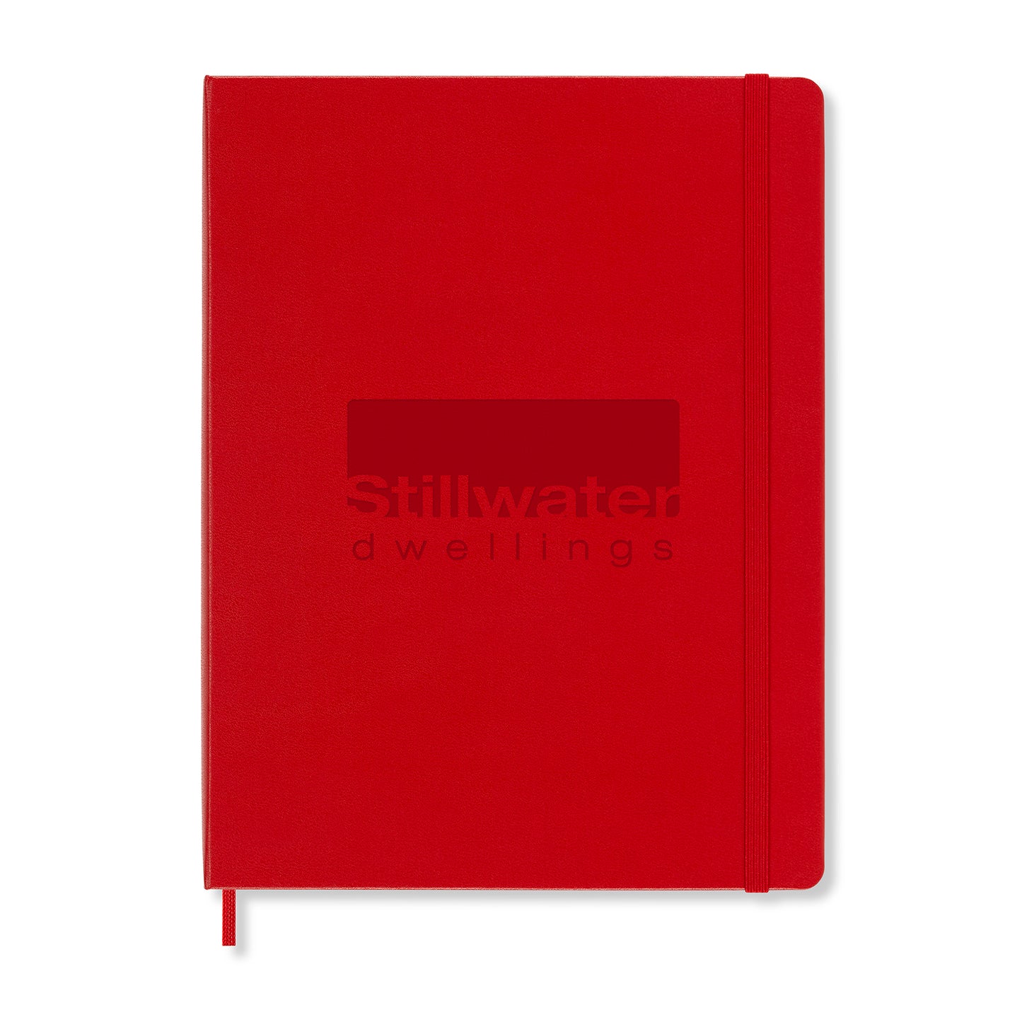 Moleskine® Hard Cover Ruled X-Large Notebook - Scarlet Red