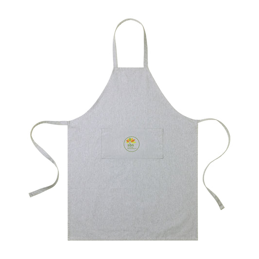 Recycled Cotton Bib Front Apron - AWARE™ - Light Grey
