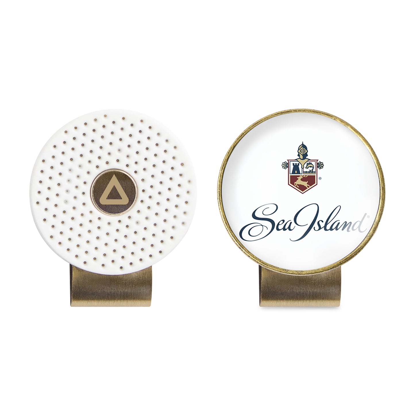 Ahead Switchfix Hat Clip - White/Antique Brass