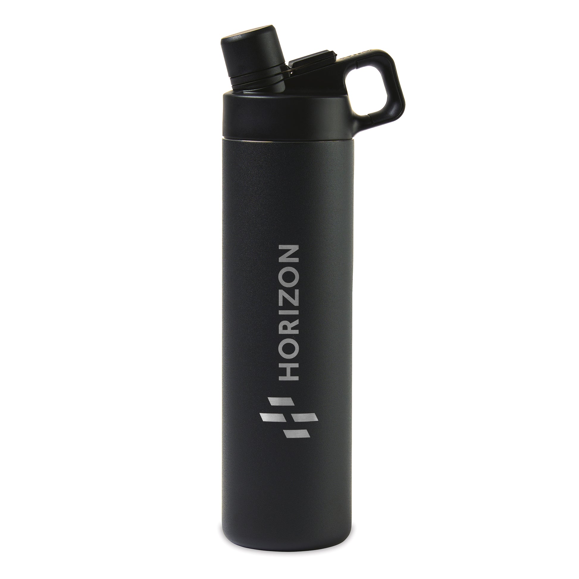 MiiR® Vacuum Insulated Wide Mouth Hatchback Chug Lid Bottle - 20 Oz. - Black Powder
