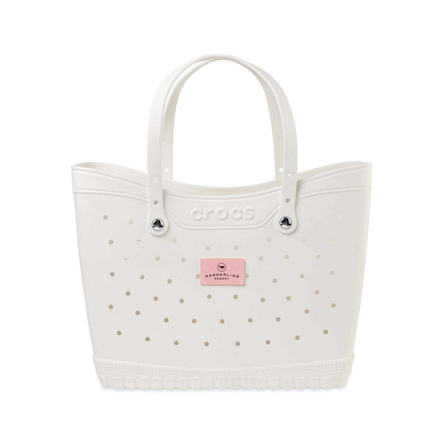 Crocs™ Classic Large Tote - White / Powder Pink