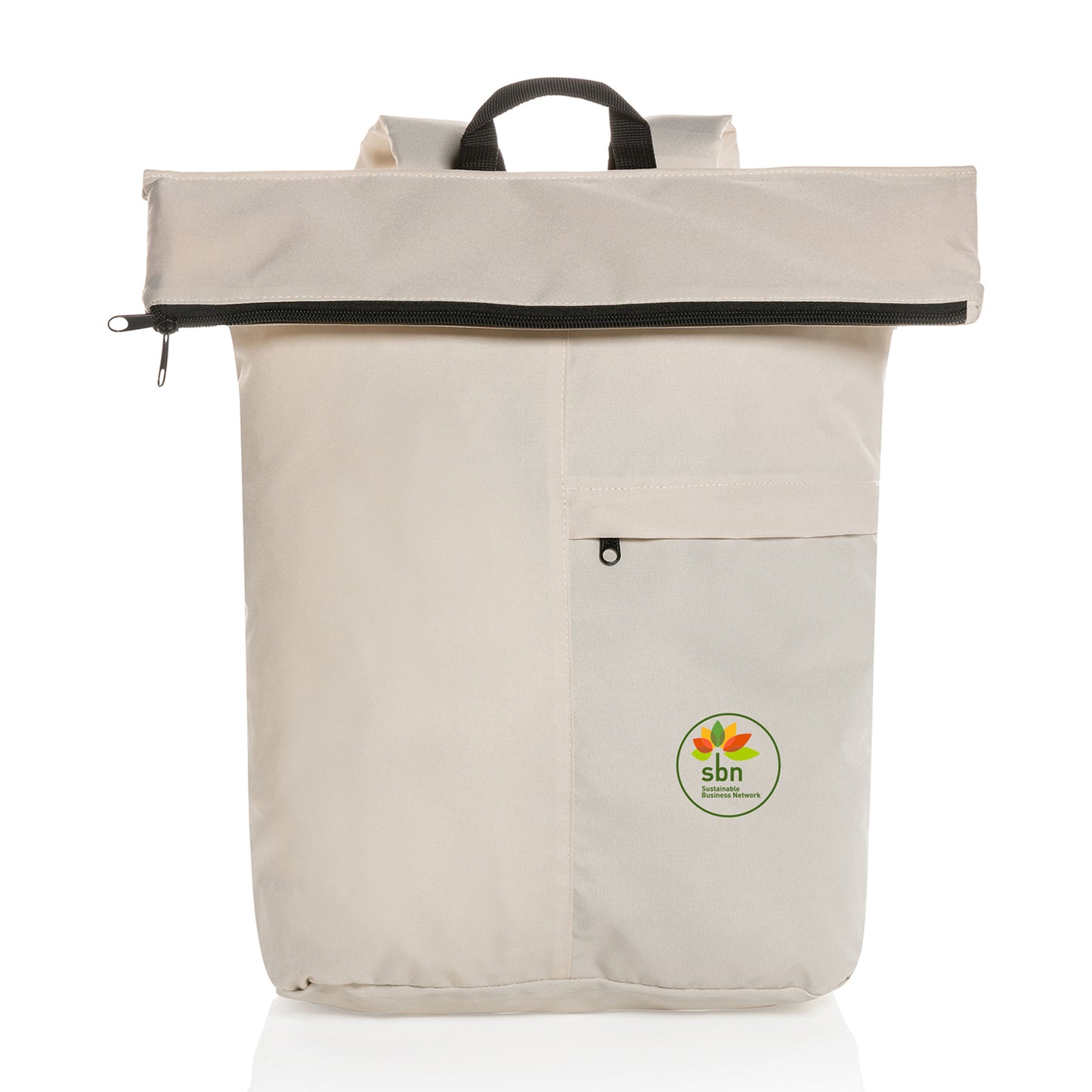 Dillon AWARE™ rPET Lightweight Foldable Backpack - Off White