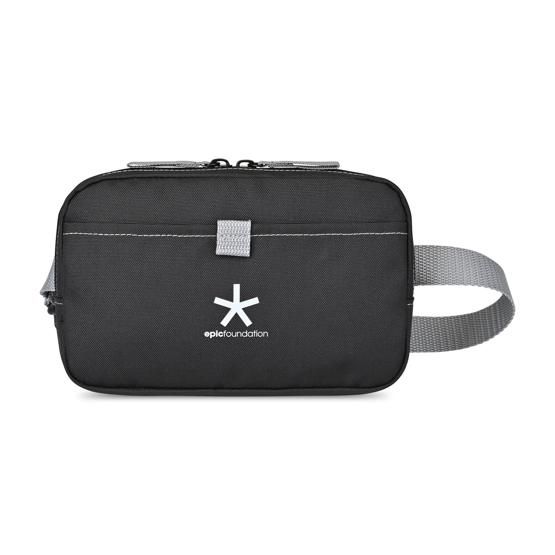 Repeat Recycled rPET Waist Pack - Medium Grey