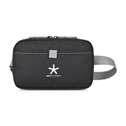 Repeat Recycled rPET Waist Pack - Medium Grey