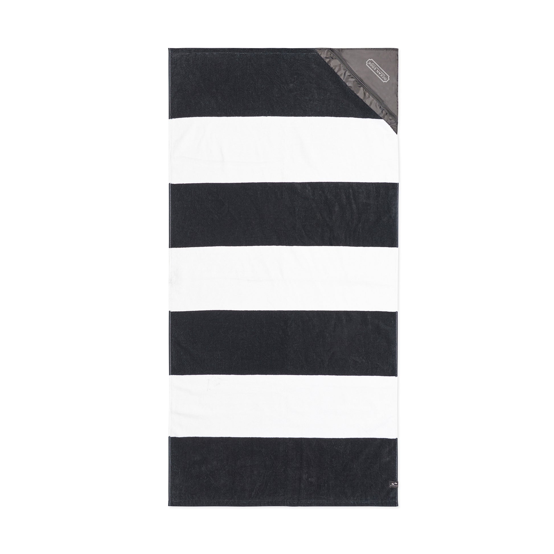 Slowtide® Pocket Beach Towel - Porto Black
