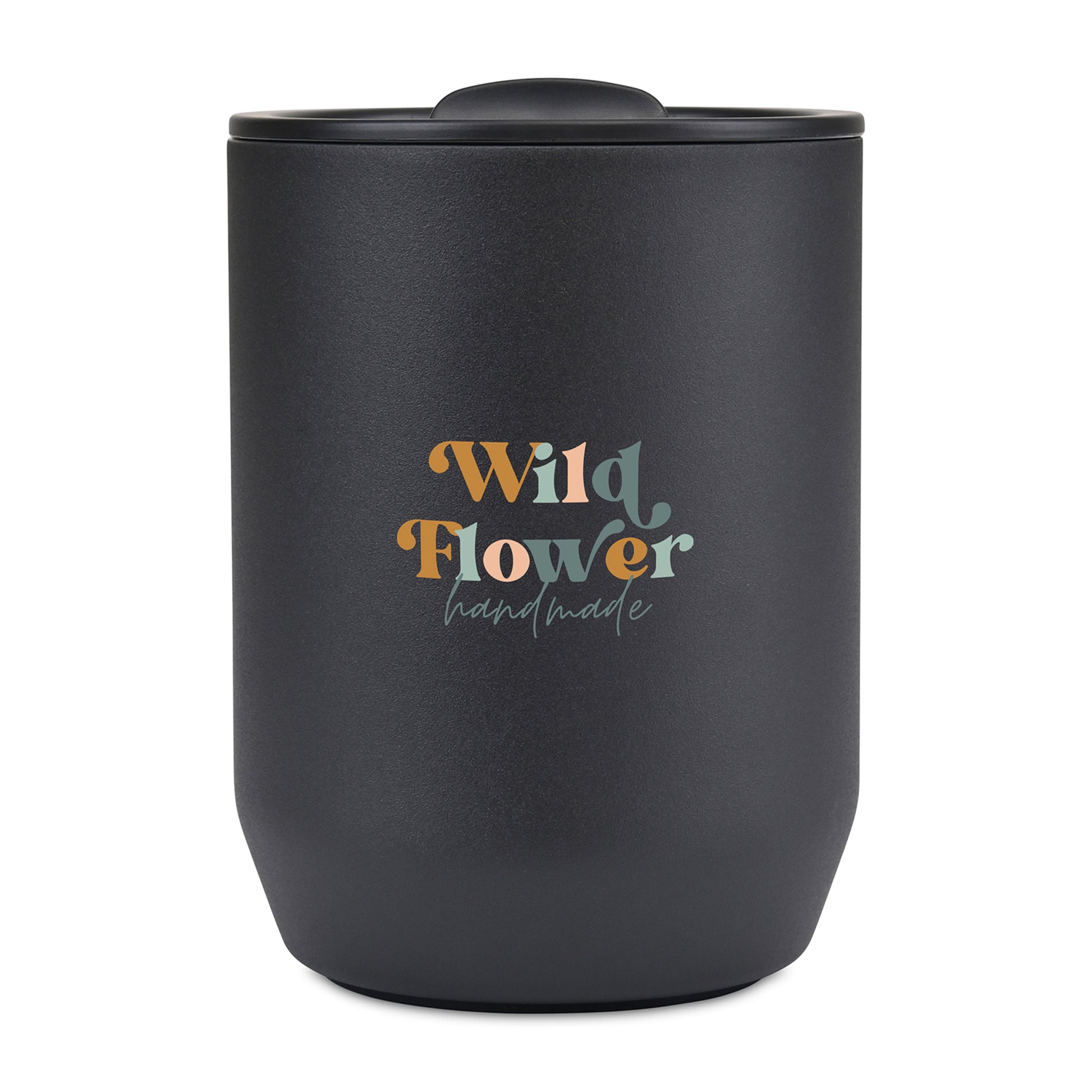 Aviana™ Rowan Recycled Stainless Steel Wine Tumbler - 15 Oz. - Black