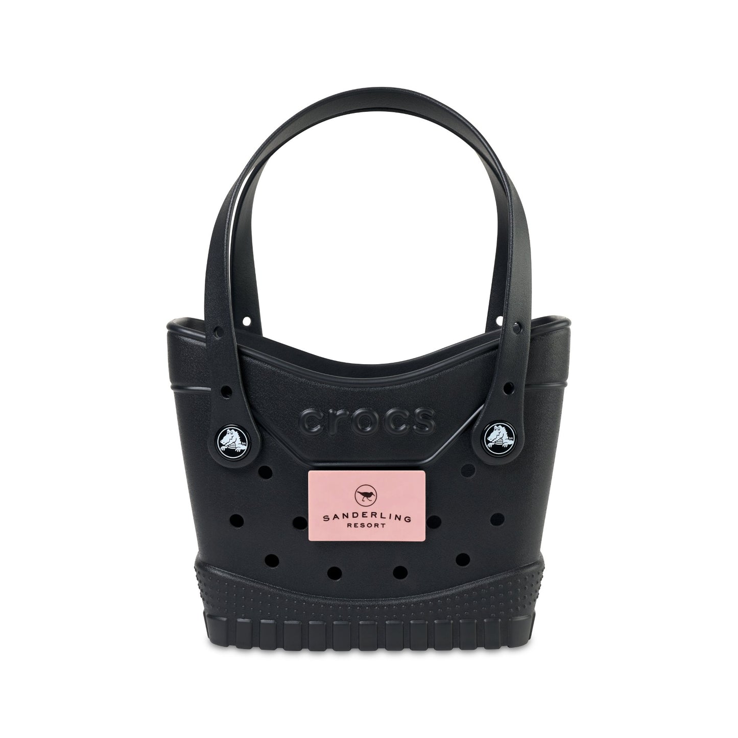 Crocs™ Classic Small Tote - Black / Powder Pink