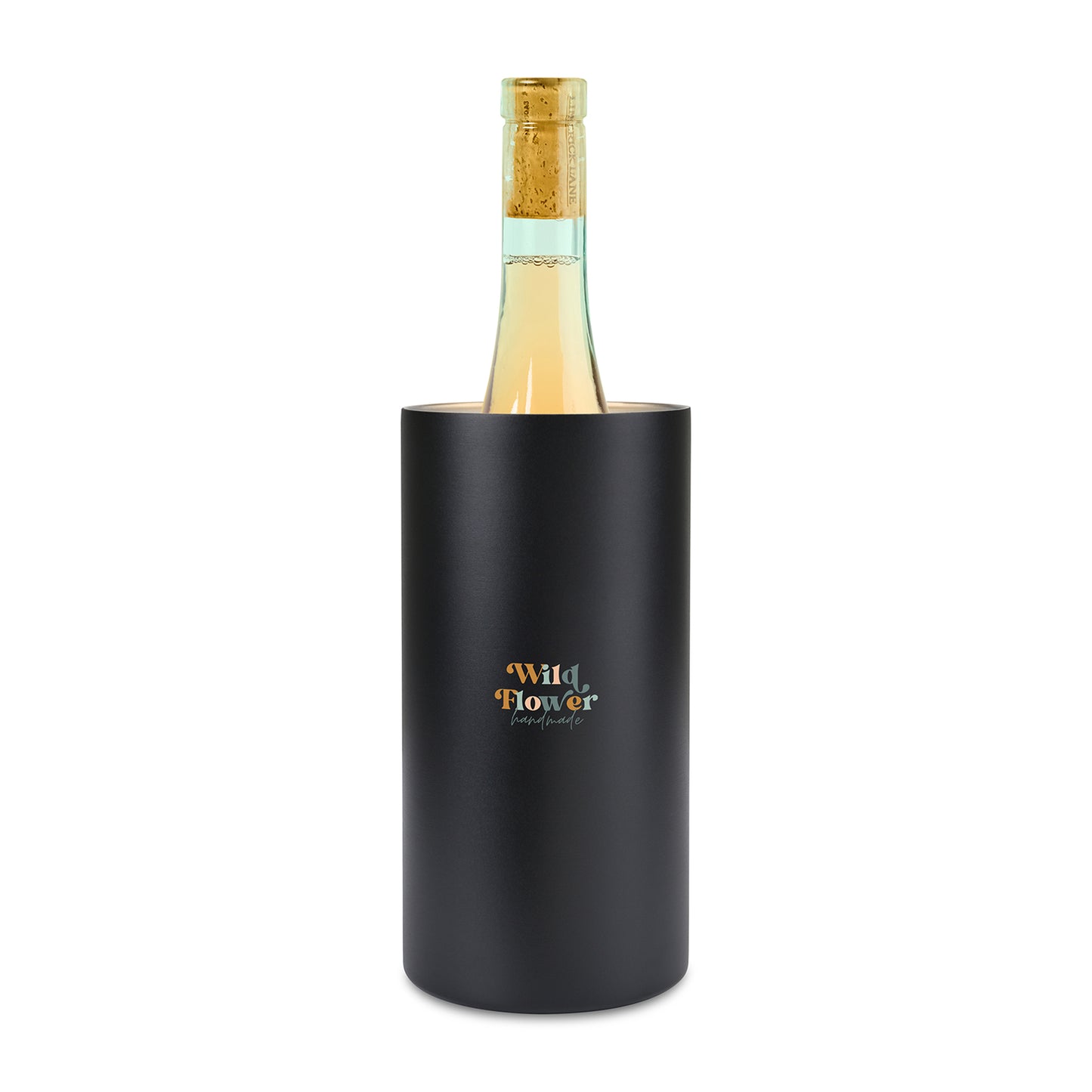 Aviana™ Rowan Recycled Stainless Steel Wine Chiller - Black