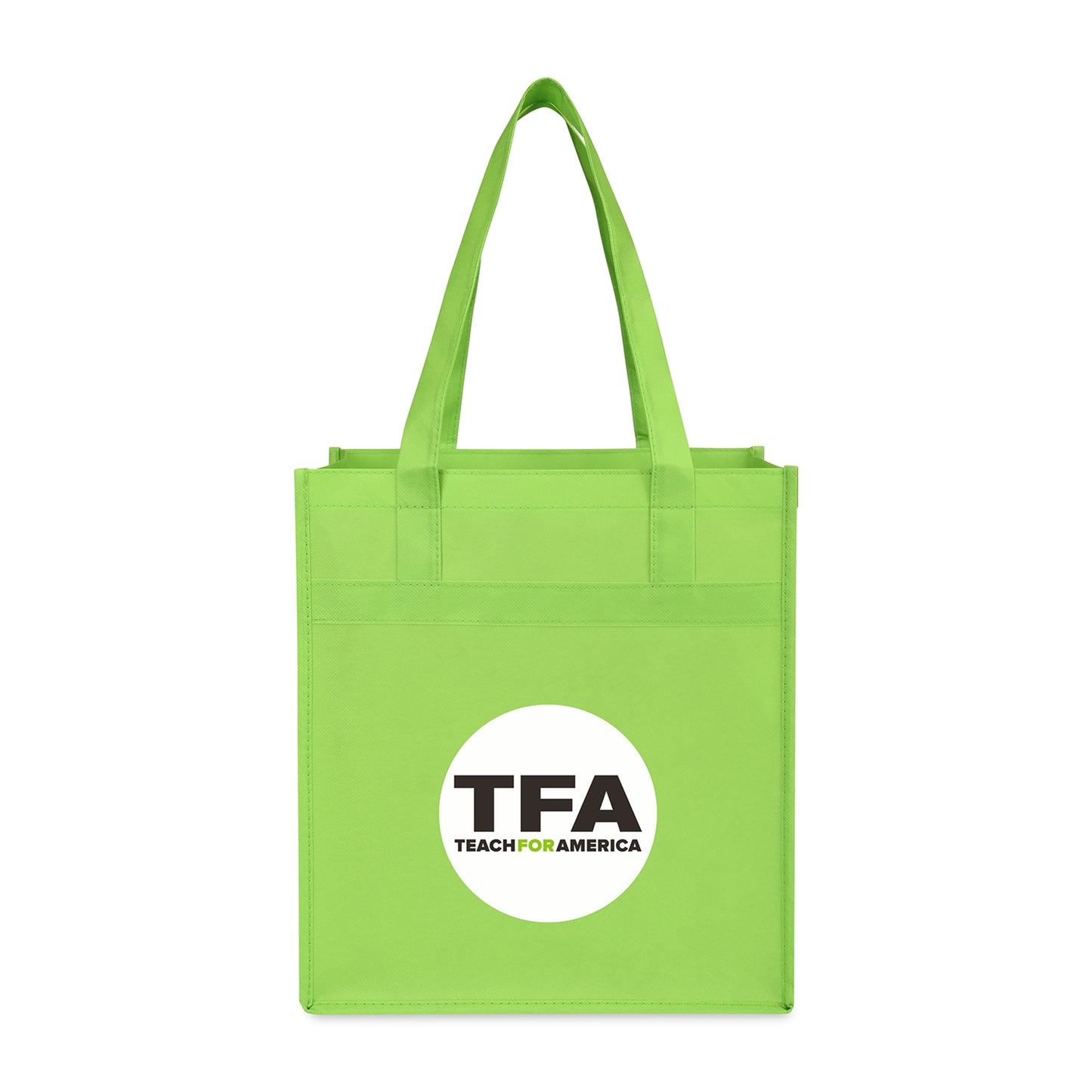 Arlo Recycled rPET Deluxe Shopper - Lime Green