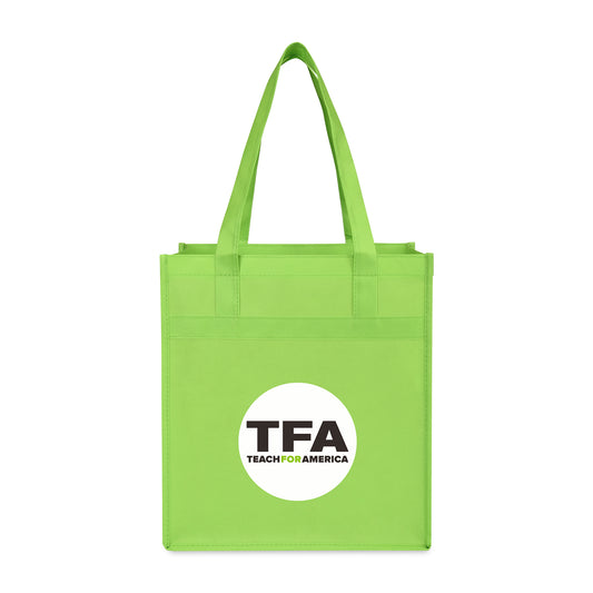 Arlo Recycled rPET Deluxe Shopper - Lime Green