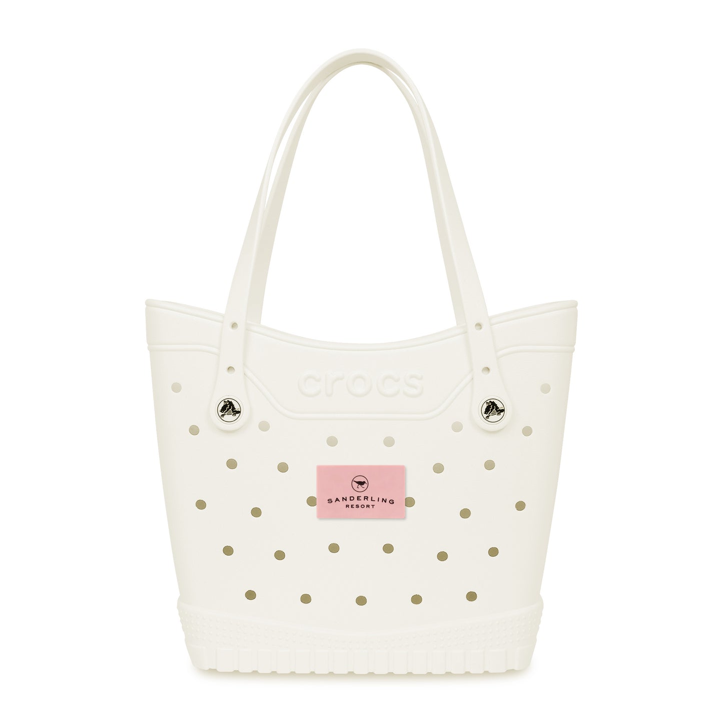 Crocs™ Classic Medium Tote - White / Powder Pink
