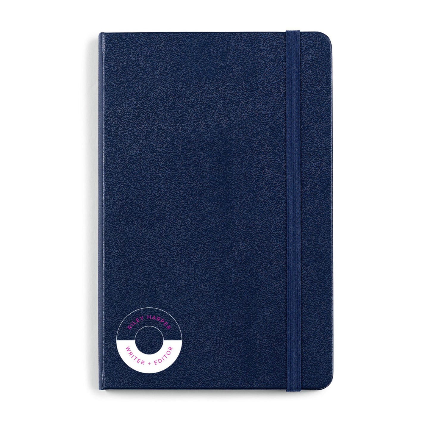 Moleskine® Hard Cover Ruled Medium Notebook - Navy Blue