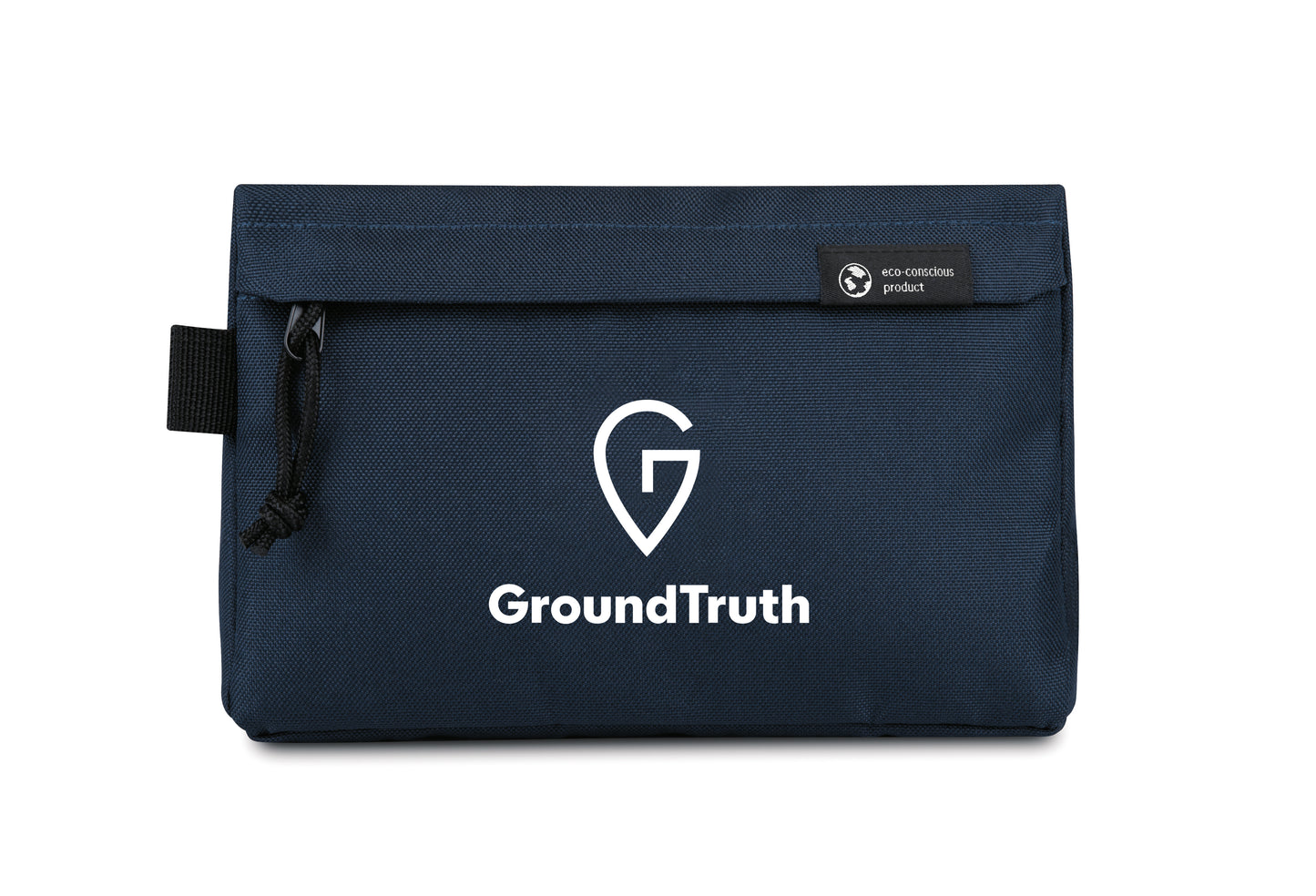 Renew Recycled rPET Zippered Pouch - AWARE™ - Navy