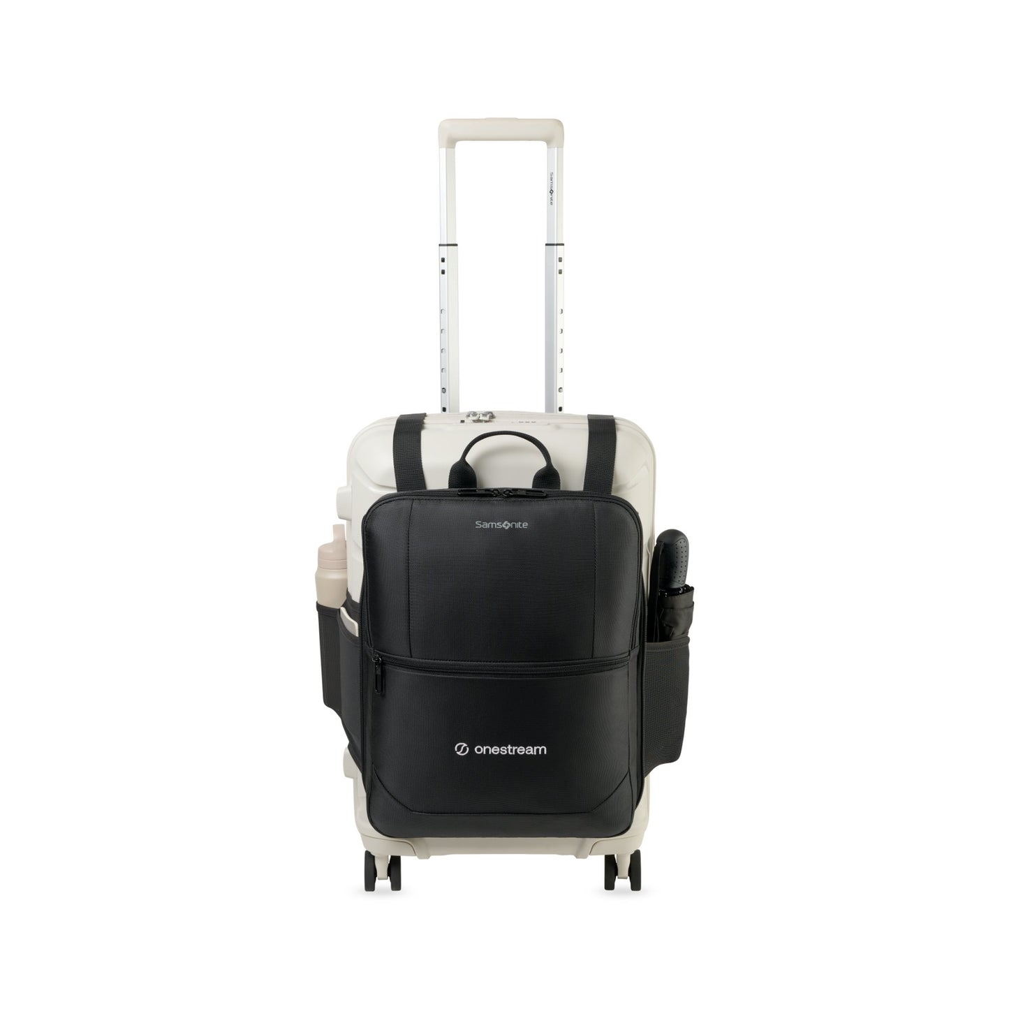 Samsonite Outline Pro Carry-On and Convertible Backpack Set - Stone Grey