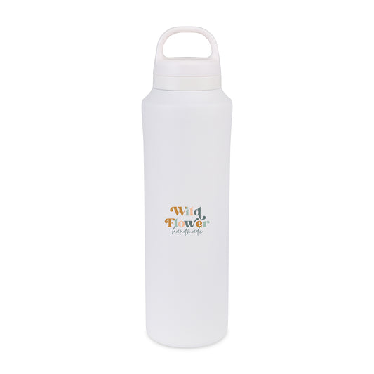Aviana™ Rowan Recycled Stainless Steel Water Bottle - 25 Oz. - Marshmallow